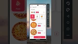 Flutter Restaurant App UI Dribble Clone #shorts #flutter #flutterui