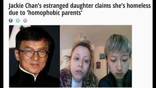 Jackie Chan's daughter claims to be homeless & living under a bridge...#girlbye