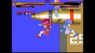 (M.U.G.E.N Battle Enemies of Fear) Princess Fine Vs Cometto-San! A Remake Mugen Battle!