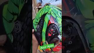 Unboxing Axor Apex Venomous DualVisor Motorbike Helmet YouTube shorts video #bike #axor #apex #helme