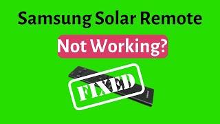  Samsung Solar Remote Not Working? Here’s How to Fix It! Second Method 2025