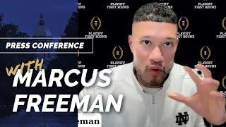 Notre Dame HC Marcus Freeman on S&C, USC Lessons & the Chicago Bears Rumors