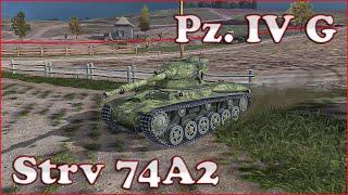 Stridsvagn 74A2, Pz.Kpfw. IV Ausf. G - WoT Blitz UZ Gaming