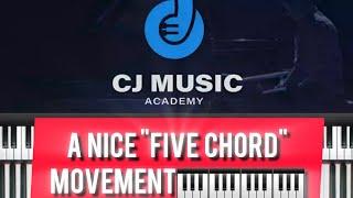 LEARN this Nice FIVE CHORD MOVEMENT that you can use in songs as Jehova is Your Name |GOSPEL CHORDs