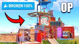 My SECRET SOLO BASE Is Extremely BROKEN in Rust (Overpowred)