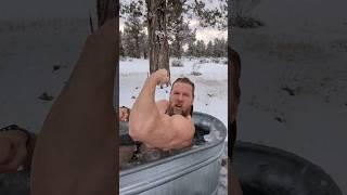 Sub Zero Ice Bath.  #icebath #ice #challenge