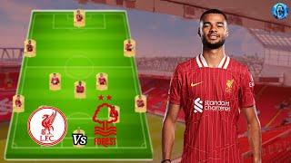 Liverpool Predicted Lineup Vs Nottingham Forest - Premier League MatchDay 21