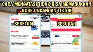 Cara mengatasi tidak bisa memasukkan kode undangan tiktok - hanya berlaku untuk pengguna baru