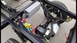 4 wheel 3kw electric motor driving chassis