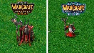 Warcraft 3 Reforged - Undead Heroes and Units Comparison