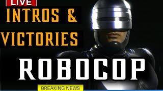 Mortal Kombat 11 | All Robocop Intros & Victory Animations