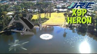 JJRC X9P HERON Flight over Local Pond