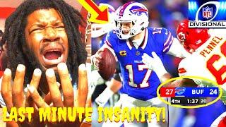 BILLS VS CHIEFS REACTION DIVISIONAL ROUND BUFFALO BILLS VS KANSAS CITY CHIEFS HIGHLIGHTS REACTION