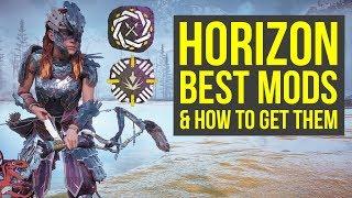 Horizon Zero Dawn Best Mods IN THE GAME & How To Get Them (Horizon Zero Dawn Frozen Wilds)