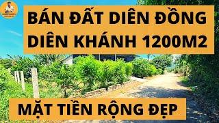 BÁN ĐẤT DIÊN ĐỒNG DIÊN KHÁNH, ĐẤT 2 MẶT TIỀN ĐƯỜNG NẰM TRONG KHU DÂN CƯ | HOANGGIANG TV