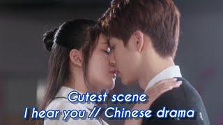 Morning kiss scene ‍️‍‍ Cutest couples // I hear you Chinese drama  // korean Hindi mix songs 