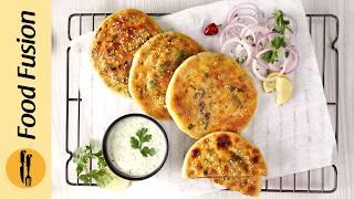 Mini Qeema Naan In (Microwave Grill Oven) Recipe by food Fusion