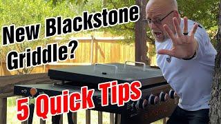 Blackstone Griddle 5 Quick Beginner Tips - JD2