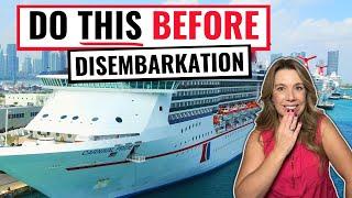 Don't do THIS on the last day of your cruise!! 15 Tips for Disembarkation You NEED to Know