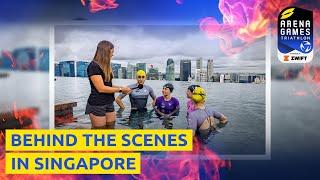 Behind The Scenes At The Arena Games Triathlon Final In Singapore