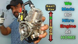 MODIFIED MINI GASOLINE ENGINE  AND MADE IT BETTER || RC ENGINE || NITRO ENGINE