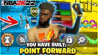 THIS 6'7 ISO BUILD WILL RUIN NBA 2K22! BEST POINT FORWARD BUILD 2K22! CONTACT DUNKS, 75 3PT!