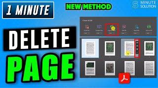 How to delete pages in adobe acrobat 2024 | Delete Pages from PDF