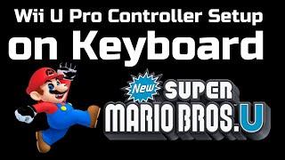 Wii U Pro Controller Setup on Keyboard For New Super Mario Bros U in Cemu