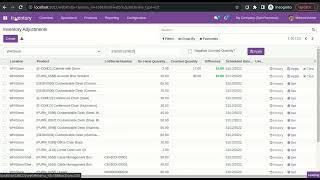 Stock Adjustment Barcode Scanner - Auto Focus Barcode Input Field Odoo v15