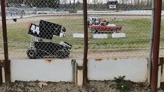 Ollie's first time on the track in his #44 600 restricted car 2024 practice day at Deming