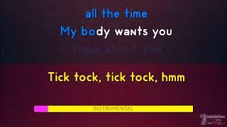 Clean Bandit & Mabel feat. 24kGoldn - Tick Tock [Karaoke Version]