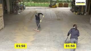 Kärcher KM 70/20 Professional Push Sweepers vs. Broom