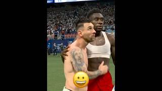 Messi & Alphonso Davies Friendship 