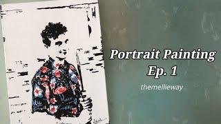 Portrait Painting Ep.1 | How to paint a portrait with little experience | Portrait Art Tutorial