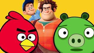 Wreck it Ralph starring with Angry Birds  2d animated spoof - FunVideoTV-Style