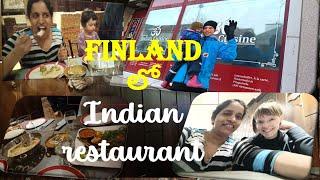 ️Finlandlo Indian restaurant #Vlog#వదినతో భోజనం చేశాం##1మీల్ 2100₹