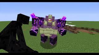 Ender Guardian (L_Ender 's Cataclysm) Vs Mutant Beasts Monsters - Minecraft Mobs Battle