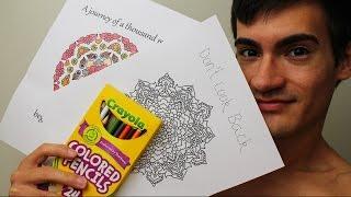 Coloring a Mandala Pattern for Relaxation, Sleep & ASMR - MandaColoring