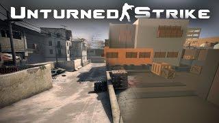 Unturned Map Showcase: Counter Strike Map DUST II REPLICA (PvP Gameplay)