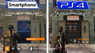 The Division Resurgence VS The Division | PS4 vs Smartphone | Graphics Comparison