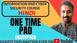 One Time Pad (Vernam Cipher) Encryption Explained with Solved Example in Hindi