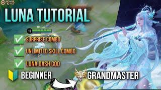 HOK: LUNA ADVANCED COMBO GUIDE & TIPS | MUST TRY COMBOS!! (100% will Help you improve)