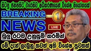 Breaking News|Sri Lanka News Today|Breaking News Today|News 1st|Hiru Tv live|Ada Derana|Sirasa News