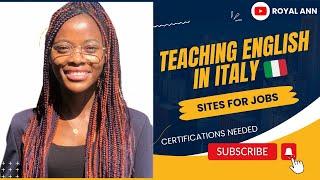 Teaching English in Italy|  Salaries, Websites to Teach and Certifications| All You Need to Know