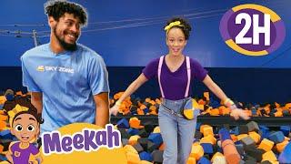 Meekah Sky Zone - Flips | Educational Videos for Kids  | Moonbug Celebrating Diversity