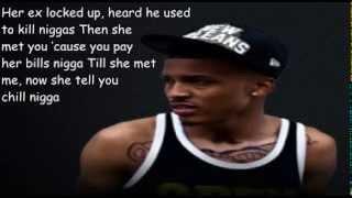 August Alsina - Down Right Now (Lyrics)