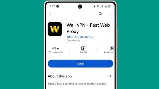 wall vpn app kaise use kare || how to use wall vpn app