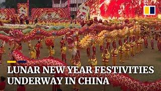 Festive mood and mass movement across China ahead of Lunar New Year