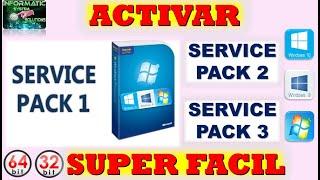 COMO activar Windows SERVICE PACK 1/2/3 (COMPLETO)