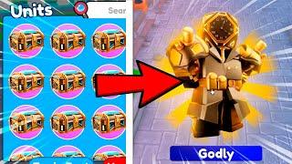 I BOUGHT 1000 CRATES AND GOT NEW GOLDEN FUTURE LARGE CLOCKMAN! TOILET TOWER DEFENSE